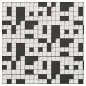 クロスワード・パズルパターン生地 ファブリック (見本)