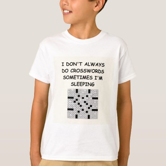 クロスワード Tシャツ (正面)
