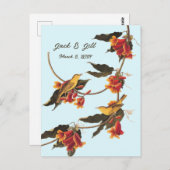 クロスヴィネに黄色い小鳥たち ポストカード (正面/裏面)