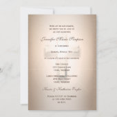 クロス付き白熱［赤熱］光を放つ確認 招待状 (正面)