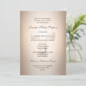 クロス付き白熱［赤熱］光を放つ確認 招待状 (スタンド正面)