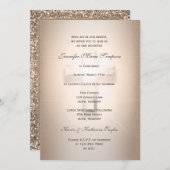 クロス付き白熱［赤熱］光を放つ確認 招待状 (正面/裏面)