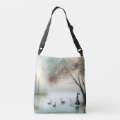 クロス体デザイナーバッグ「By The Still Waters」 クロスボディバッグ (裏面)