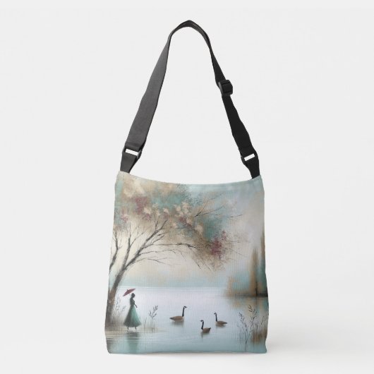 クロス体デザイナーバッグ「By The Still Waters」 クロスボディバッグ (正面)