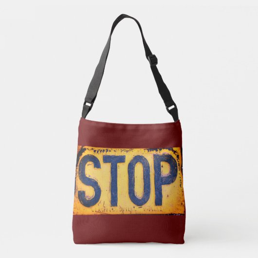 クロス体トートバッストップグサイン クロスボディバッグ (裏面)