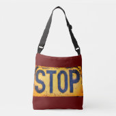 クロス体トートバッストップグサイン クロスボディバッグ (正面)