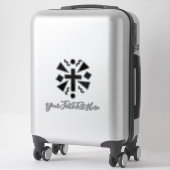 クロス信仰文字車のシール シール (スーツケース)