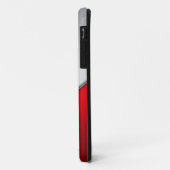 クロス剣のシルバーシールドと赤 Case-Mate iPhoneケース (裏面/左)