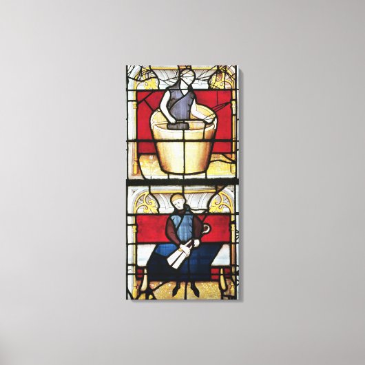 クロス商人の窓 キャンバスプリント (正面)