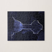 クロス墓石 ジグソーパズル (横)