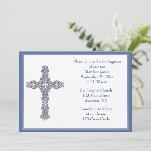 クロス宗華美教招待状 招待状 (スタンド正面)