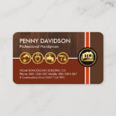 クロス材ラインホームハンドマン 名刺 (正面)