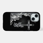 クロス柄 iPhone / iPad カバー (裏面横)