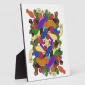 クロス熱狂するアイドプラナリワームデザイン2 フォトプラーク (側面)