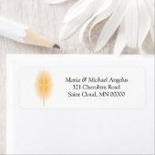 クロス白熱［赤熱］光を放つキリスト教教会の結婚式のラベル ラベル (インサイチュ)