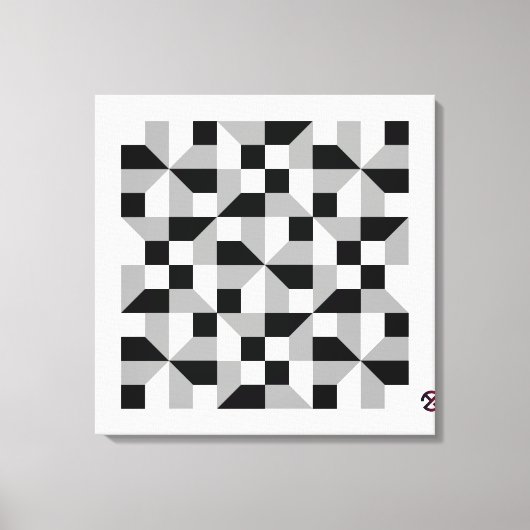 クロス目的# 1 キャンバスプリント (正面)