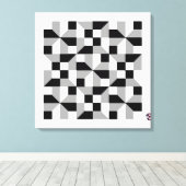 クロス目的# 1 キャンバスプリント (インサイチュ (ウッドフロア))