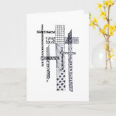 クロス確認カード カード (黄色い花)