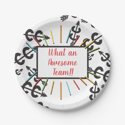 クロス素晴らしカントリー紙プレート ペーパープレート (正面)