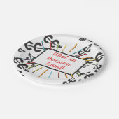 クロス素晴らしカントリー紙プレート ペーパープレート (アングル)