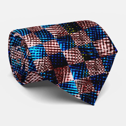 クロス素朴スクラッチの型枠のチェス ネクタイ (ロール)