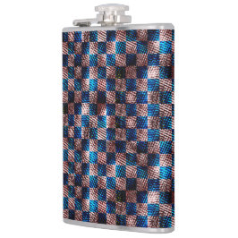 クロス素朴スクラッチの型枠のチェス フラスク