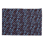 クロス素朴スクラッチの型枠のチェス 枕カバー (裏面-左)