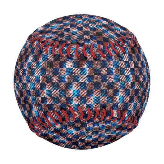 クロス素朴スクラッチの型枠のチェス 野球ボール (正面)