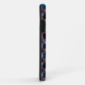 クロス素朴スクラッチの型枠のチェス Case-Mate iPhoneケース (裏面/右)