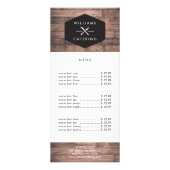 クロス素朴フォークナイフロ動揺してゴWood I ラックカード (正面)