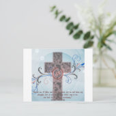 クロス聖なる書物、 経典 ポストカード (スタンド正面)