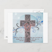 クロス聖なる書物、 経典 ポストカード (正面/裏面)