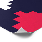 クロス航海のステッチ ポスター (角)