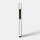 「クロス葉の抽象化」、iPhone 14ケース iPhoneケース (左側面)