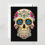 クロス葉書とデッドシュガースカルの日 ポストカード (正面/裏面)