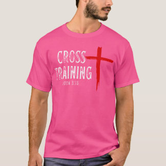 クロス訓練クリスチャントレーニング信仰宗教宗教J Tシャツ