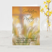 クロス調整リリー カード (黄色い花)