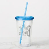 クロス賛美アクリル製タンブラー付き アクリルタンブラー (裏面)