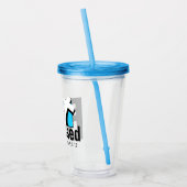 クロス賛美アクリル製タンブラー付き アクリルタンブラー (左)