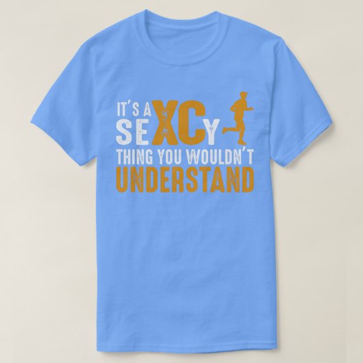 クロス走カントリーのギフトI XCラ走ンナ18 Tシャツ (デザイン正面)