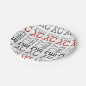 クロス走カントリーのプレート- XC走紙 ペーパープレート (アングル)