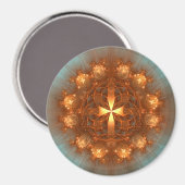 クロス輝くマンダラ マグネット (正面/裏面)