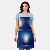 クロス輝く エプロン (着用した状態)