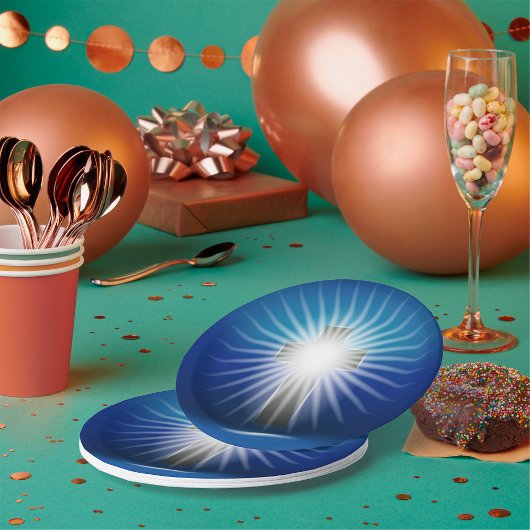 クロス輝く ペーパープレート