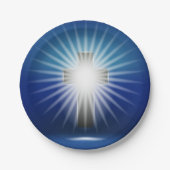 クロス輝く ペーパープレート (正面)