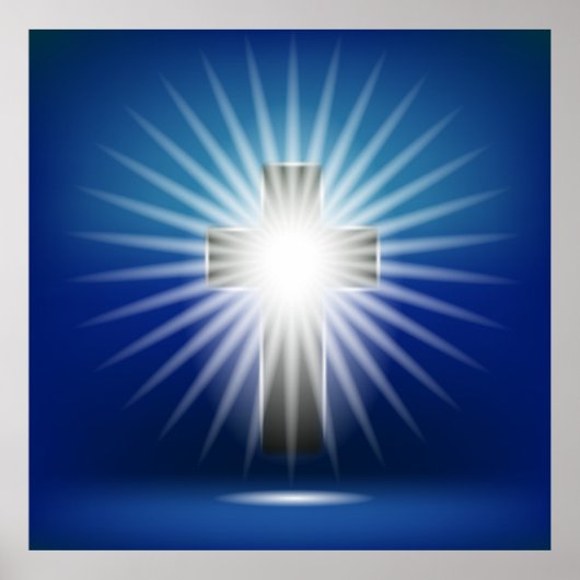 クロス輝く ポスター (正面)