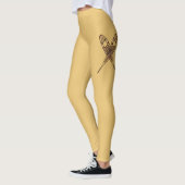 クロス雪の靴 レギンス (左)