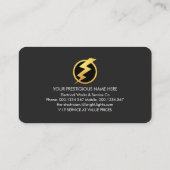 クロス電気 名刺 (裏面)