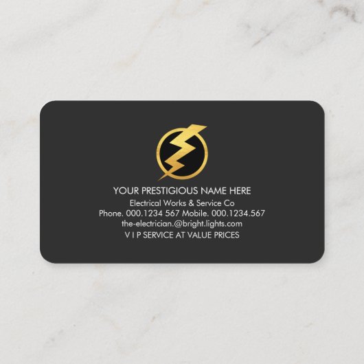 クロス電気 名刺 (裏面)