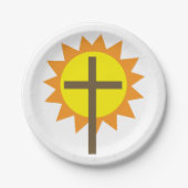 クロス・アンド・サンシャイン ペーパープレート (正面)